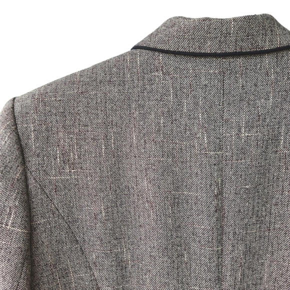 Vintage dress jacket blazer silk blend euro size 44 - Picture 7 of 14